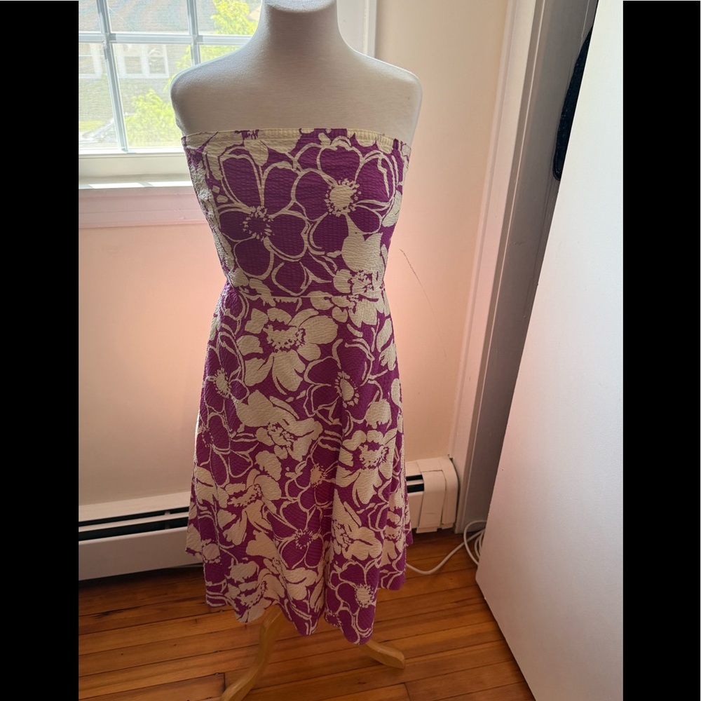 Jcrew Factory Hawaiian 🌺 Purple Dress 8